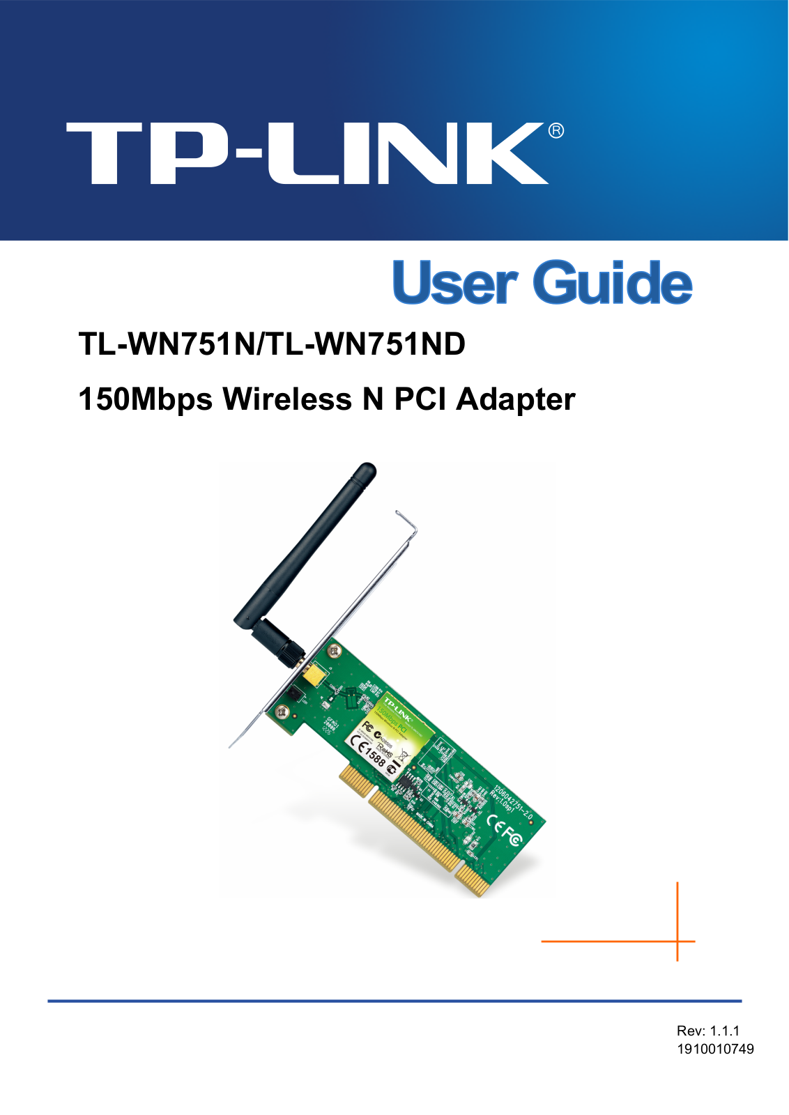 TP-Link TL-WN751ND, TL-WN751N User Manual