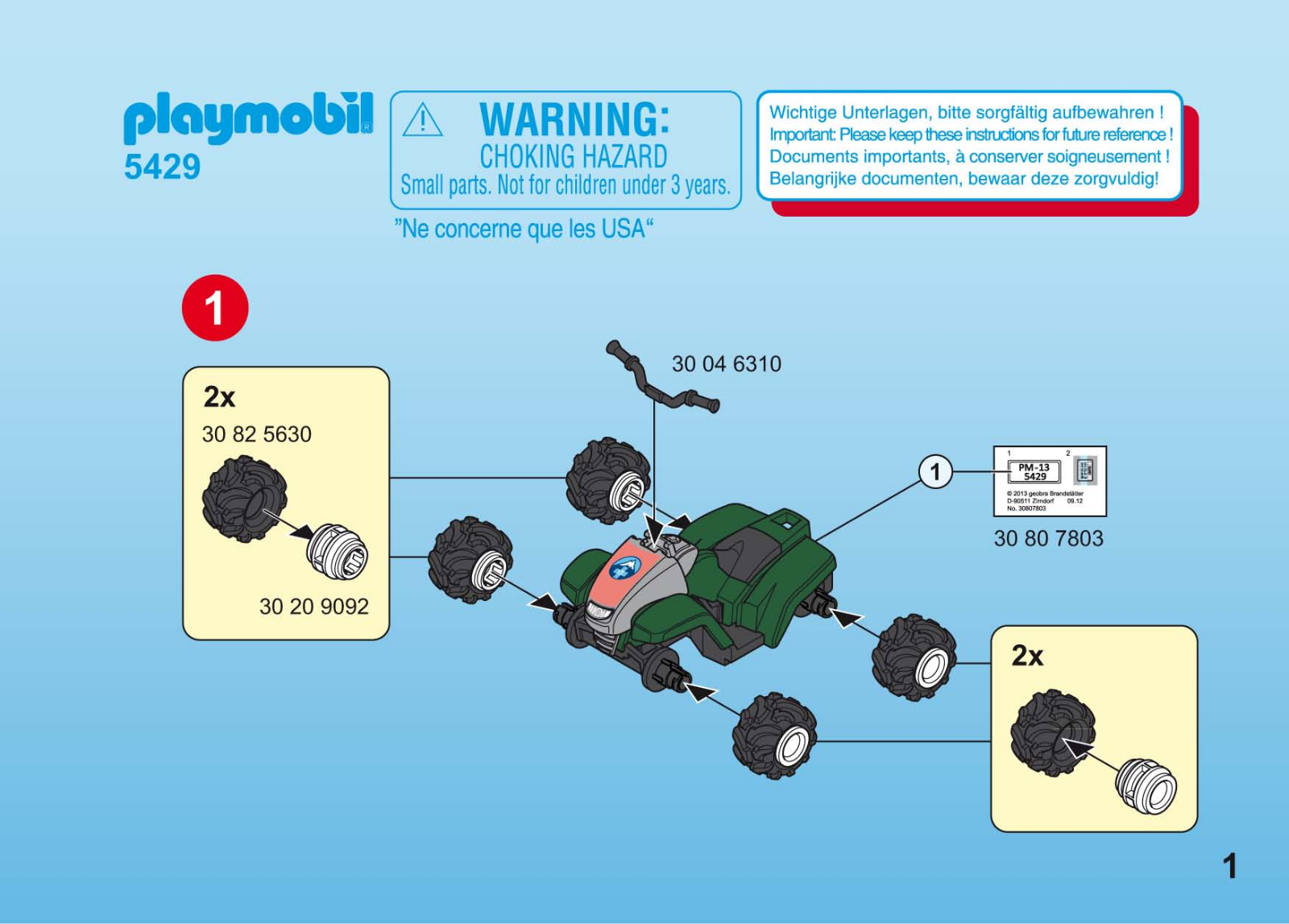 playmobil 5429 Instructions