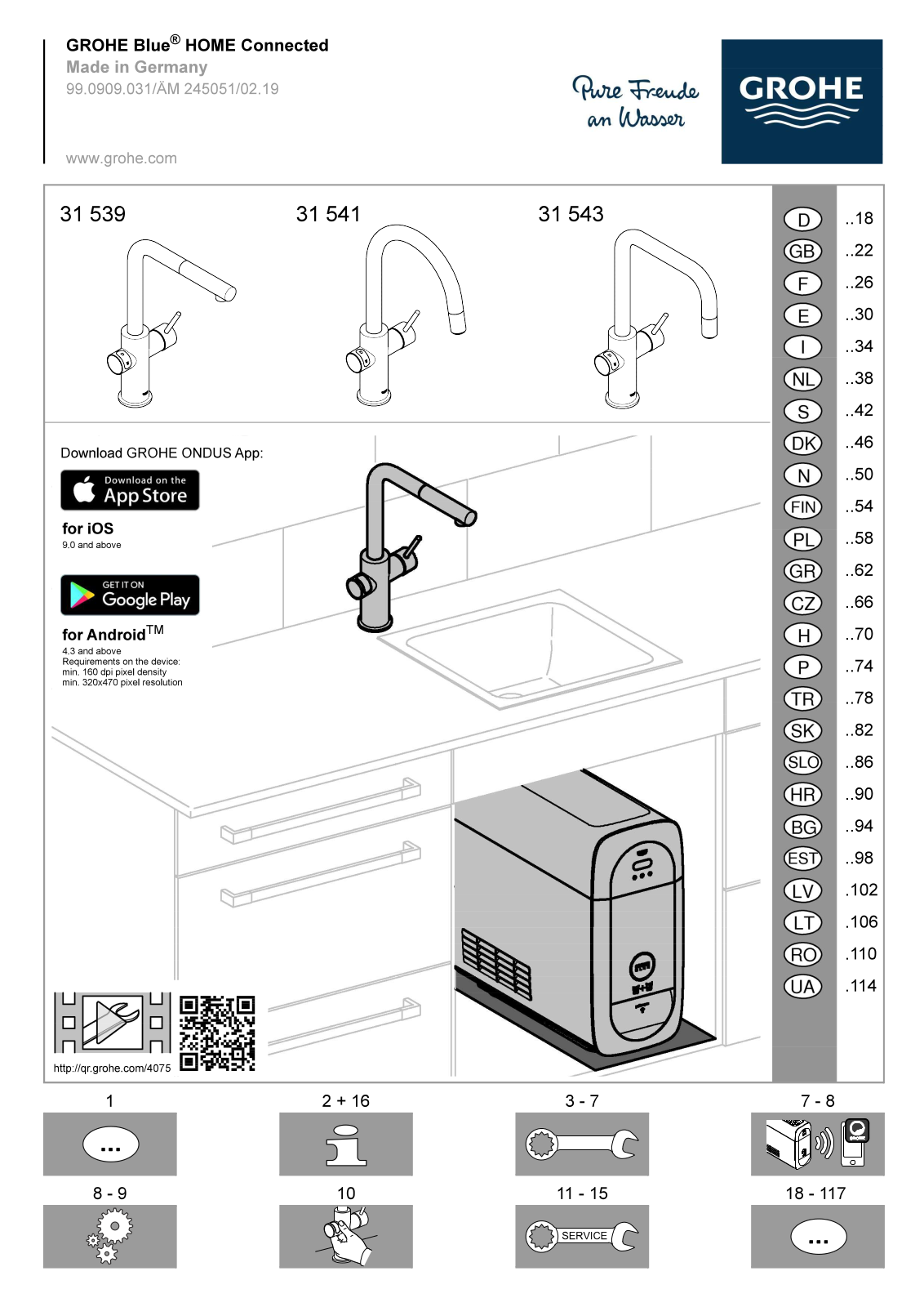 GROHE 31541000, 31541KS0 User guide - ManualMachine.com