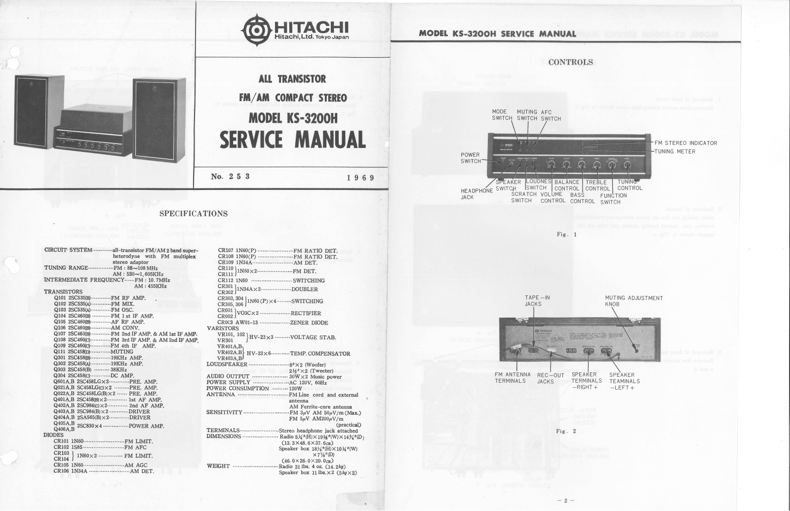 Hitachi KS-3200-H Service Manual