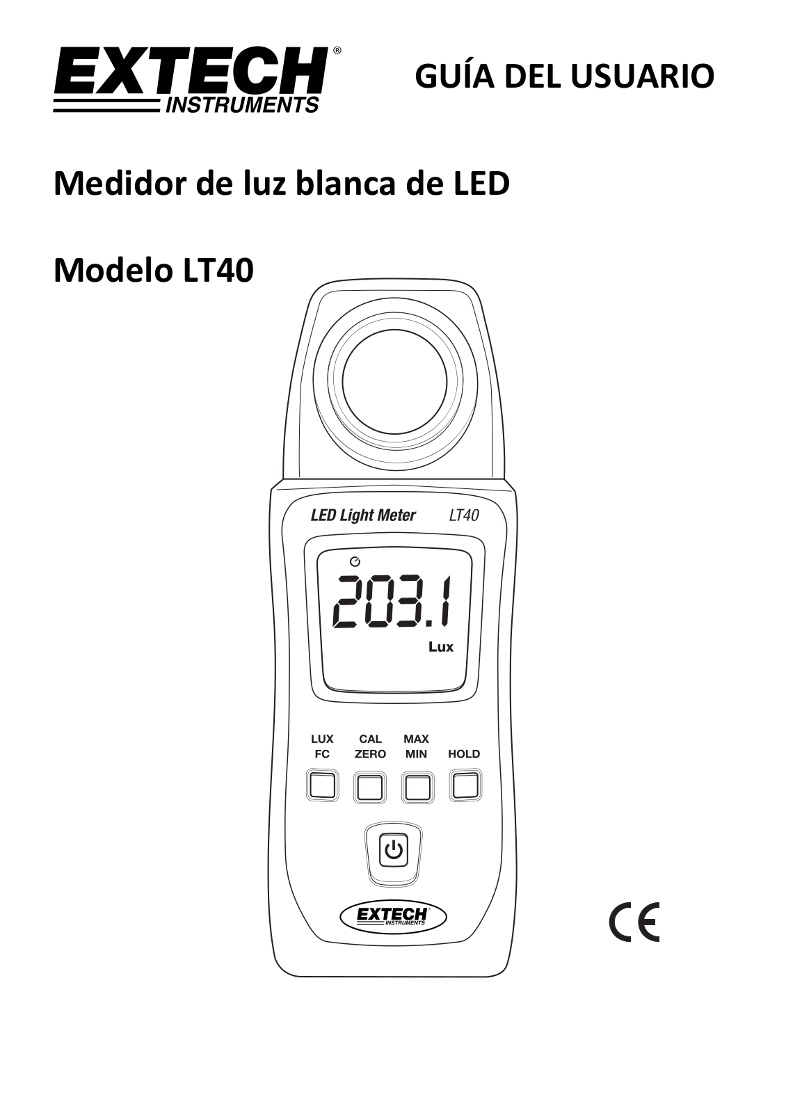 Extech LT40 User guide