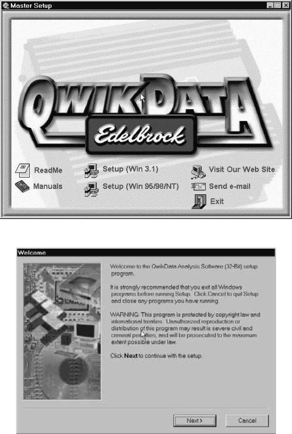 Edelbrock QwikData 91005, QwikData 91007, QwikData 91001, QwikData 91009, QwikData 91003 User Manual