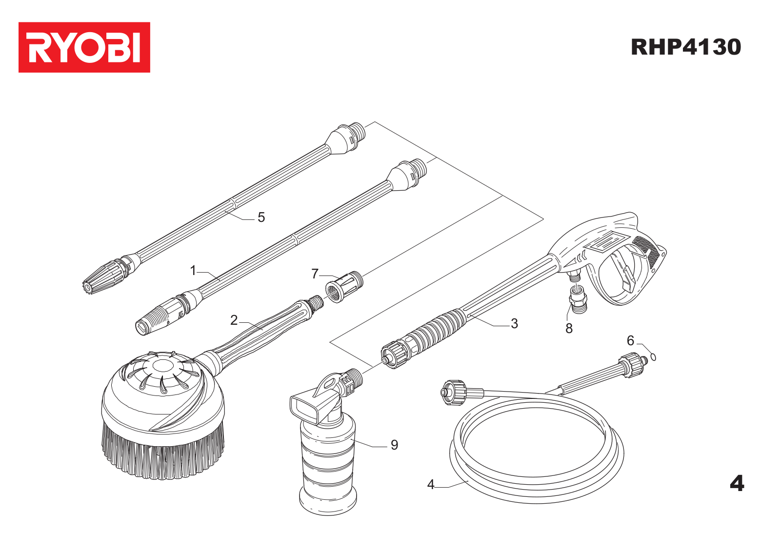 Ryobi RHP4130 User Manual