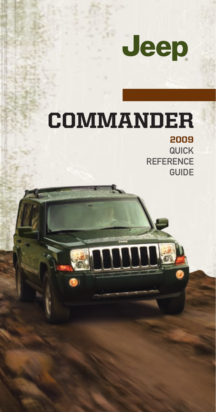 Jeep Commander Quick Reference Guide