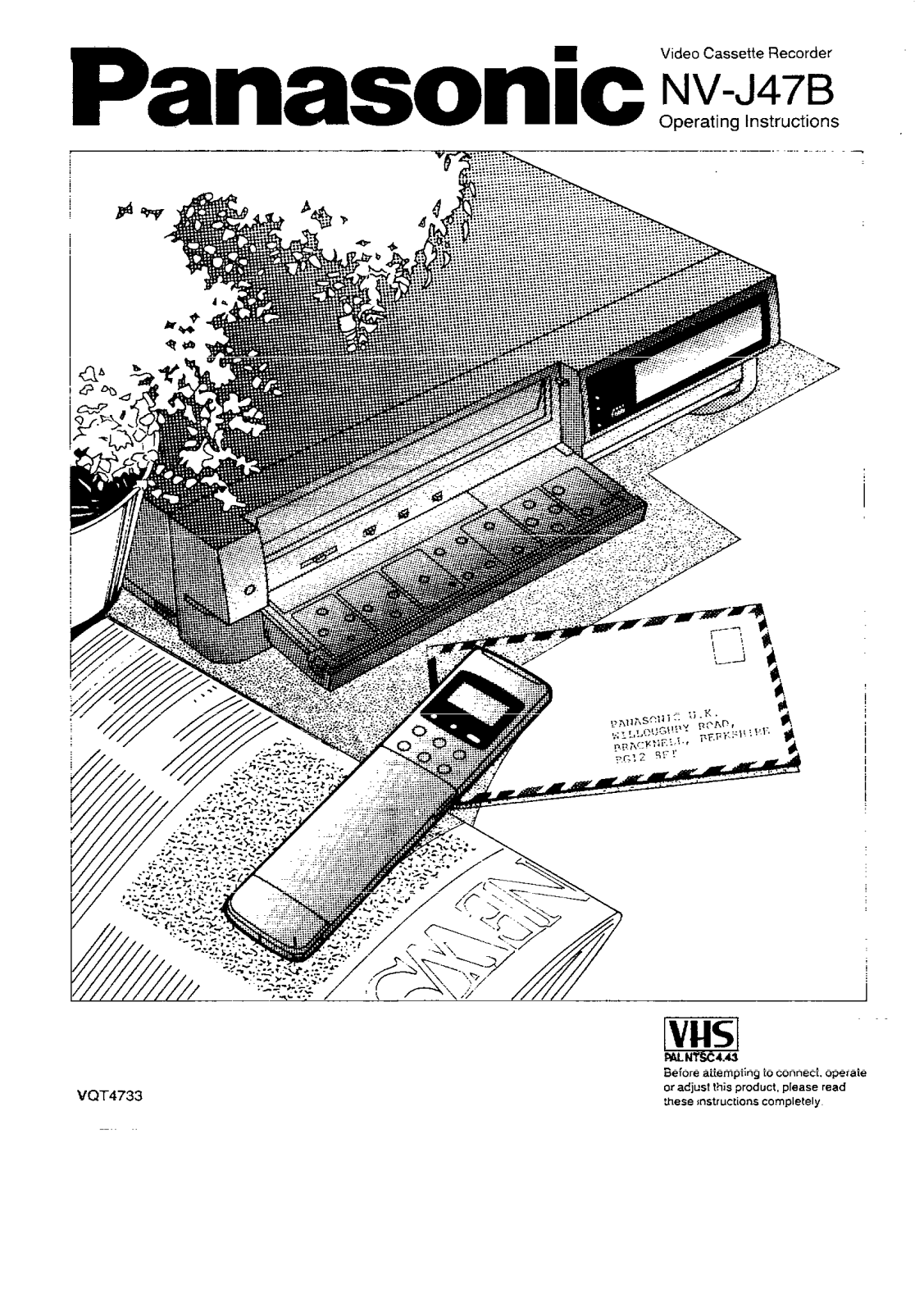 Panasonic NV-J47B User Manual