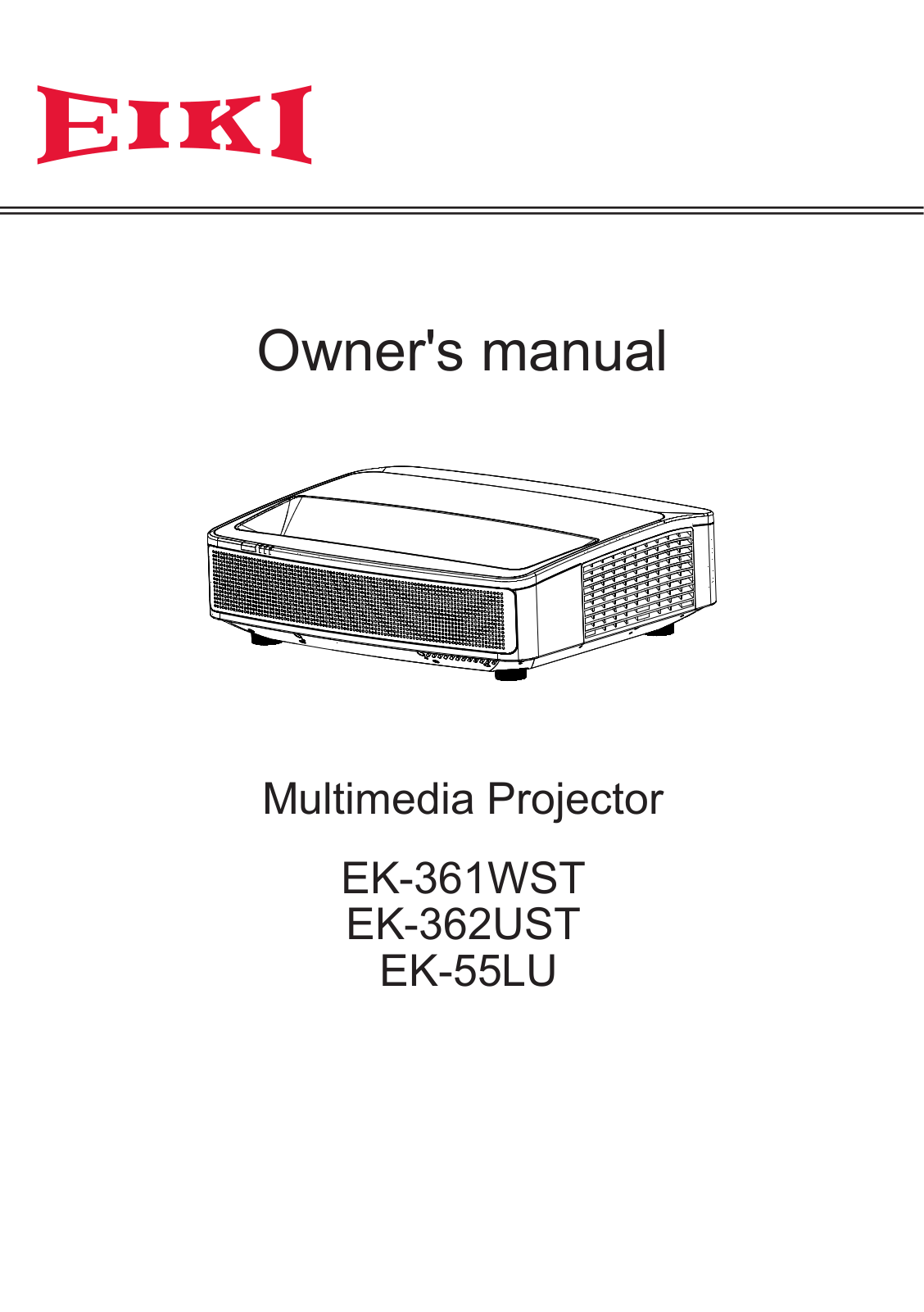 Eiki EK-55LU User manual - ManualMachine.com