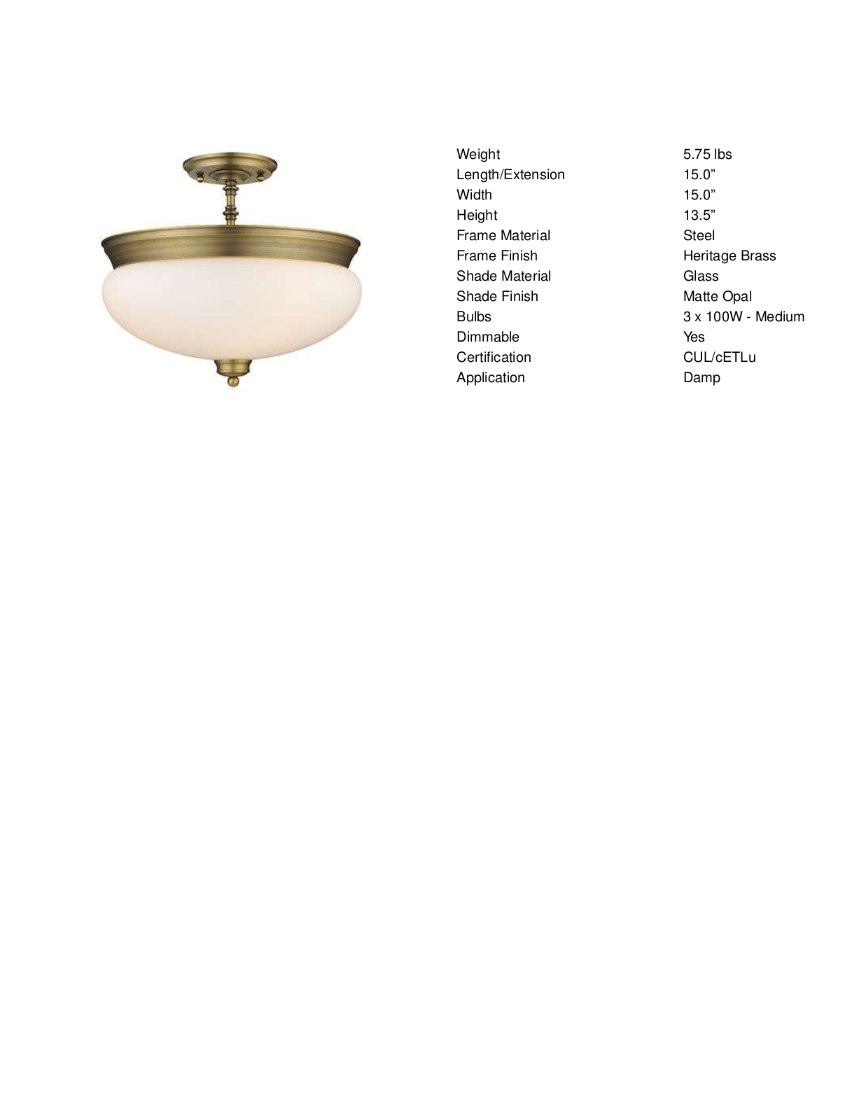 Lark Manor™ DBHM5893 Specifications - ManualMachine.com