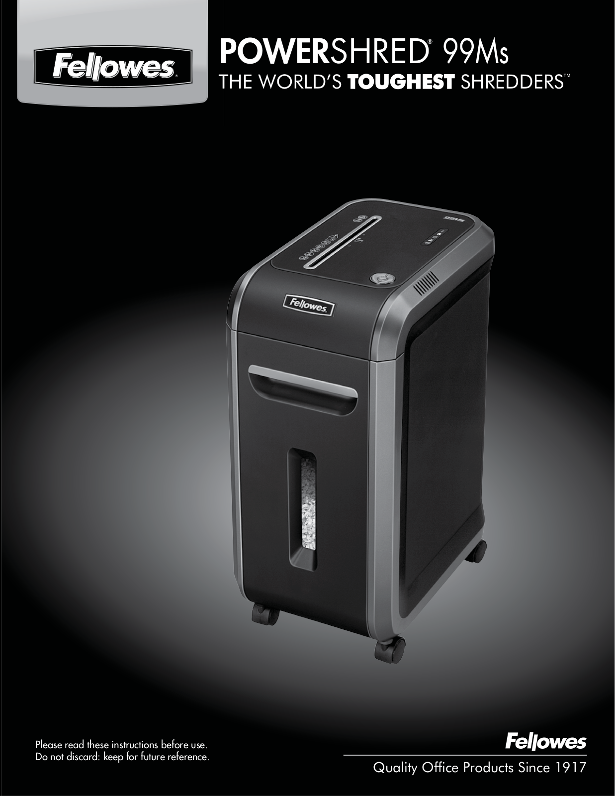 Fellowes 4609201 User Manual