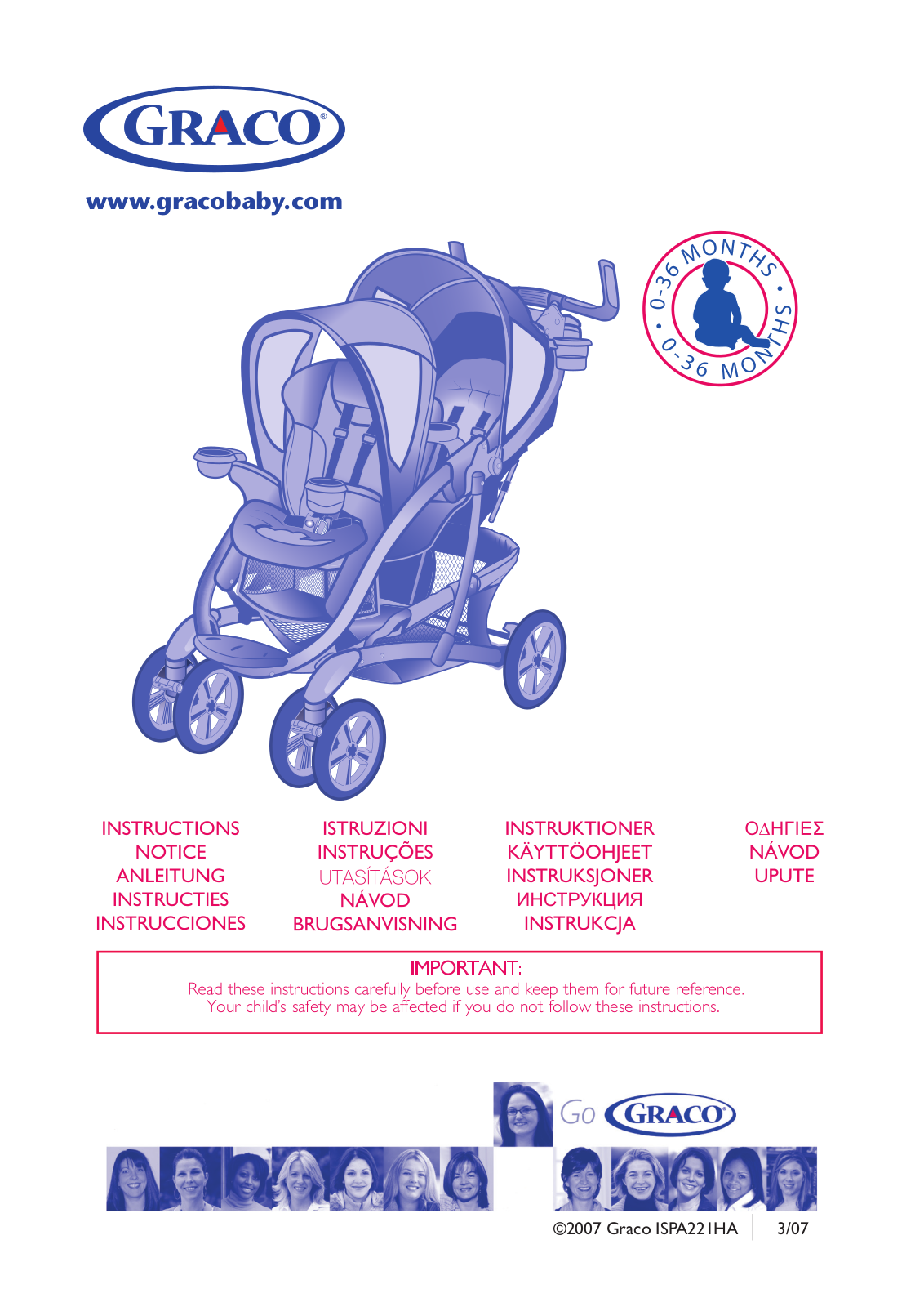 GRACO QUATTRO TOUR DUO User Manual