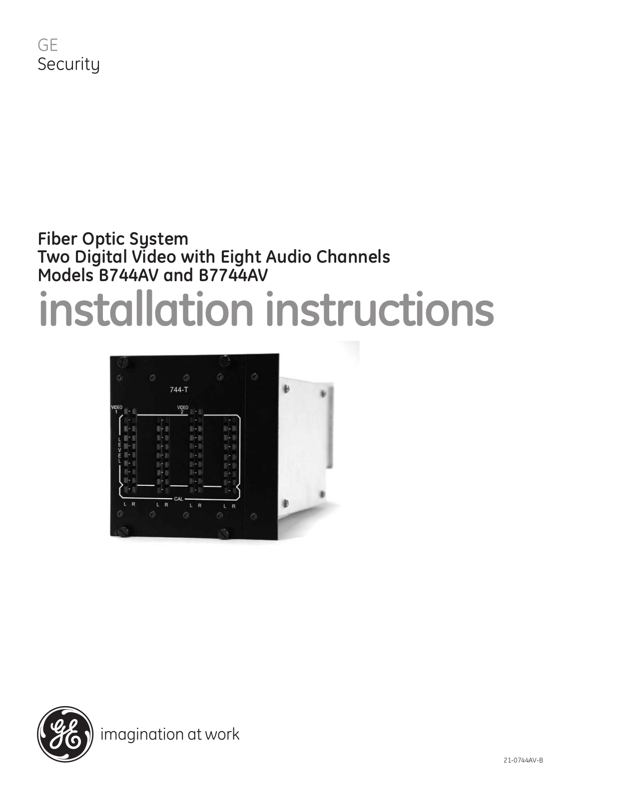 Interlogix B7744AV User Manual