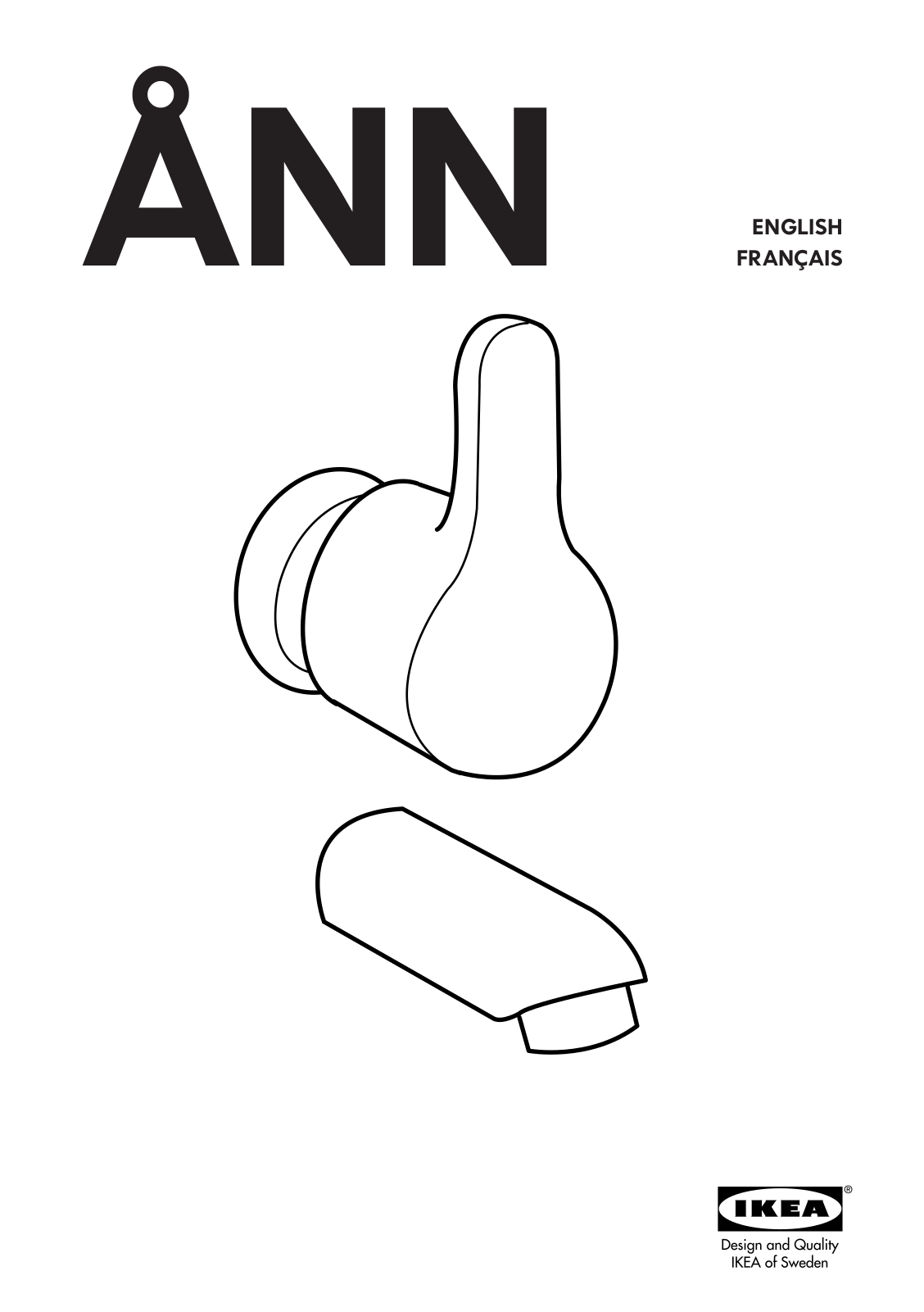 IKEA ÅNN BATH FAUCET User Manual