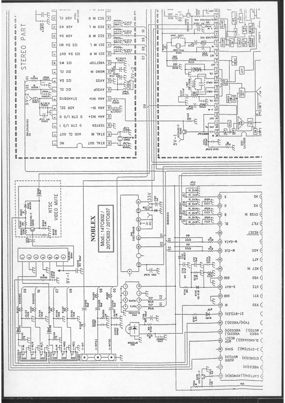 NOBLEX 14tc632, 20tc633, 20tc637 Service Manual