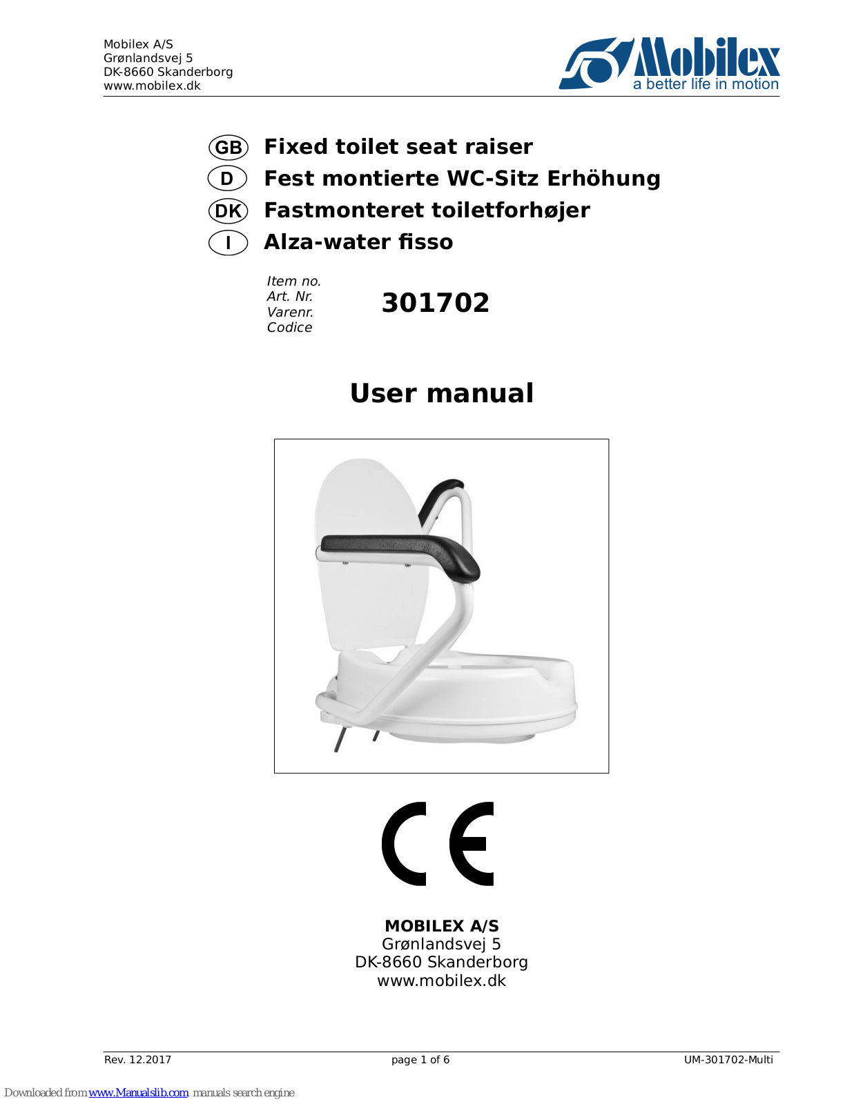 Mobilex 301702 User Manual