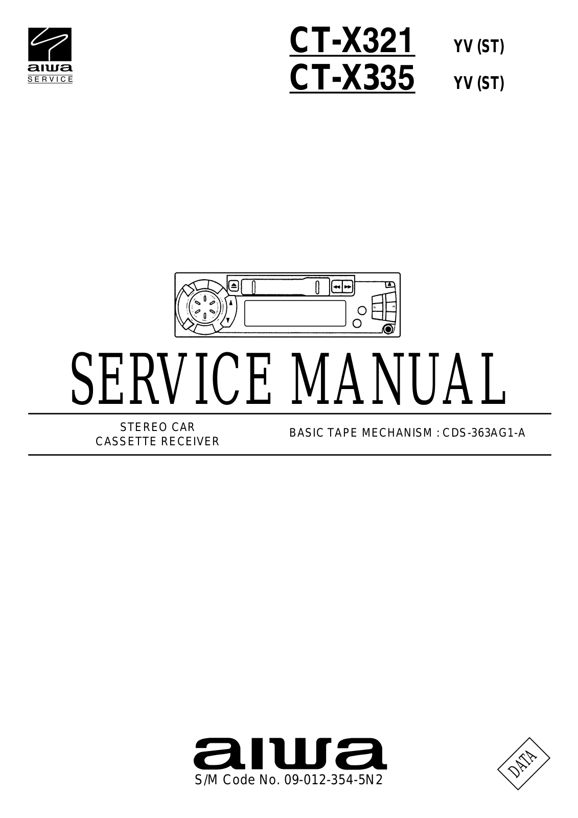Aiwa CT-X321, CT-X335 Service Manual