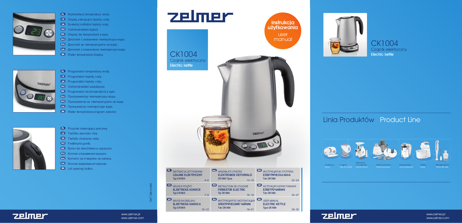 Zelmer CK 1004 User Manual