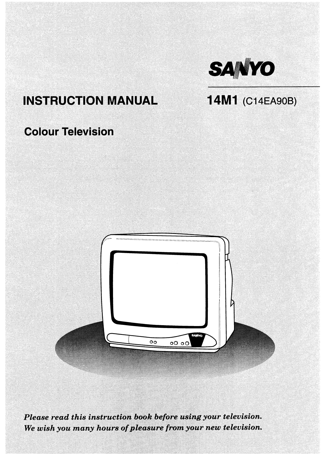 Sanyo 14M1 Instruction Manual