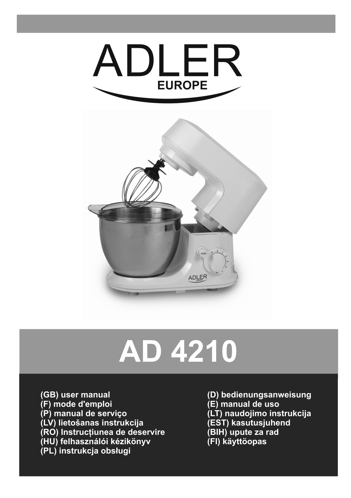 ADLER AD 4210 800W User guide