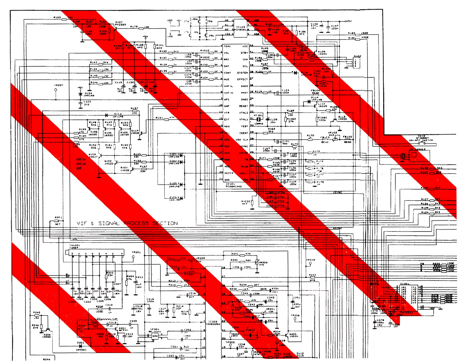 PHILIPS rc 4020, rc 4021 Diagram