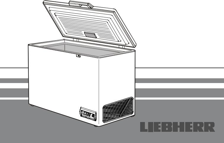 Liebherr GT 1421, GT 2121 User Manual