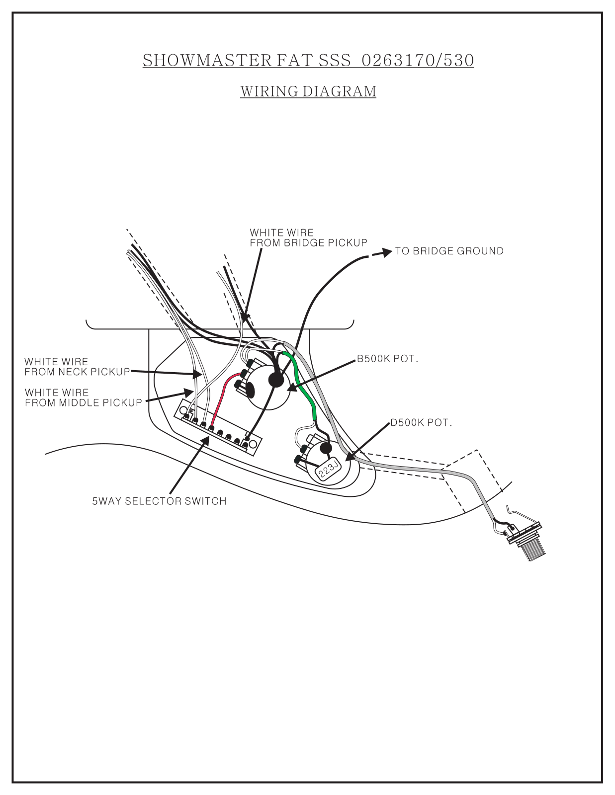 Fender Showmaster-FAT-SSS Diagram