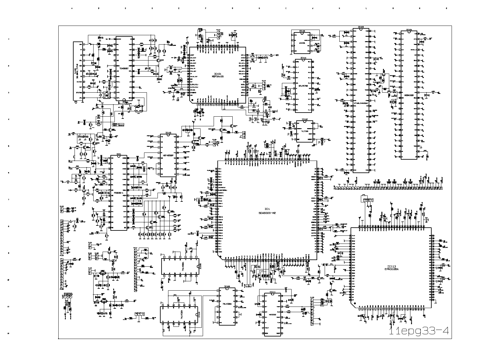 VESTEL AK33 Schematics EPG-4