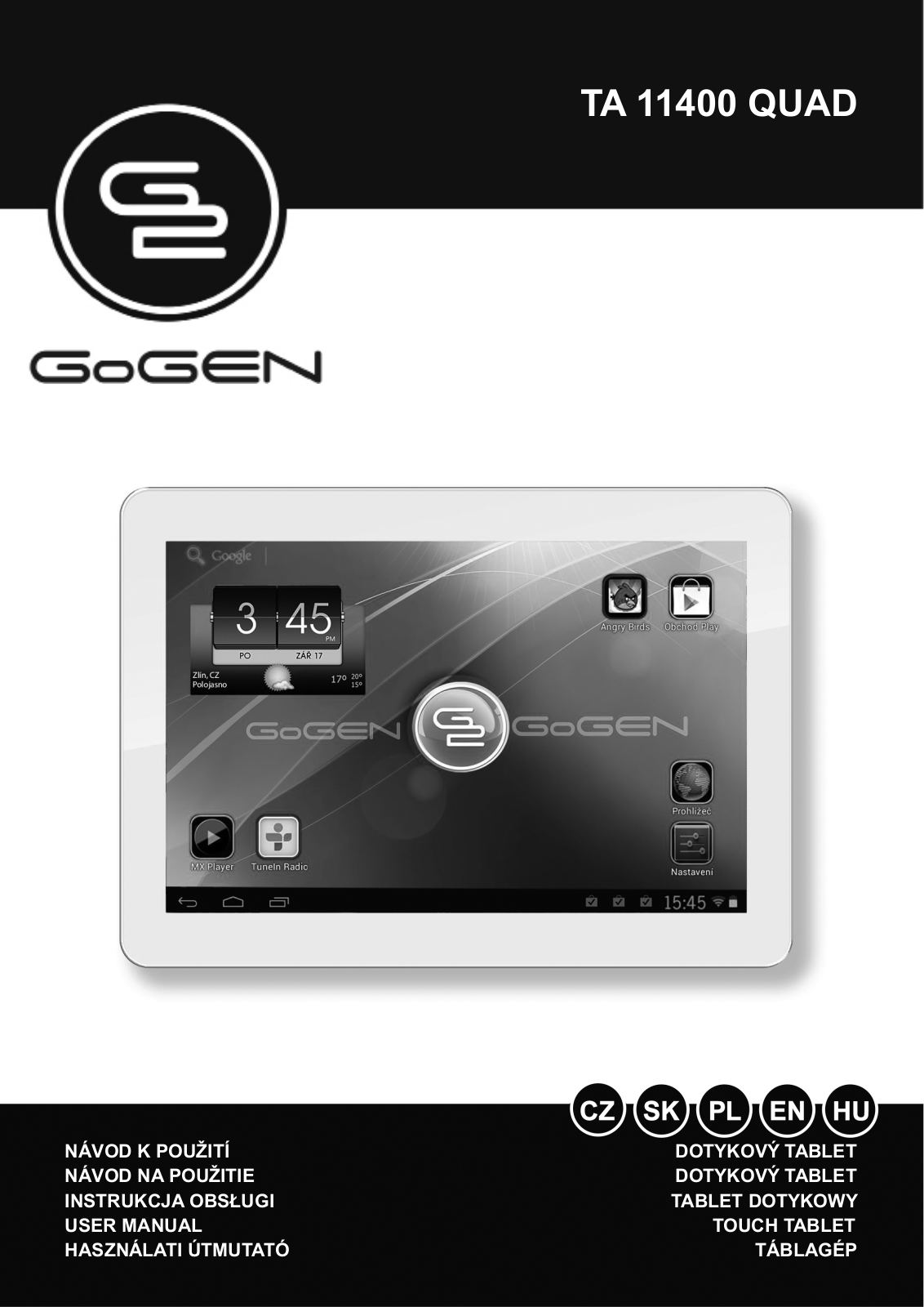 GoGen TA 11400 User Manual