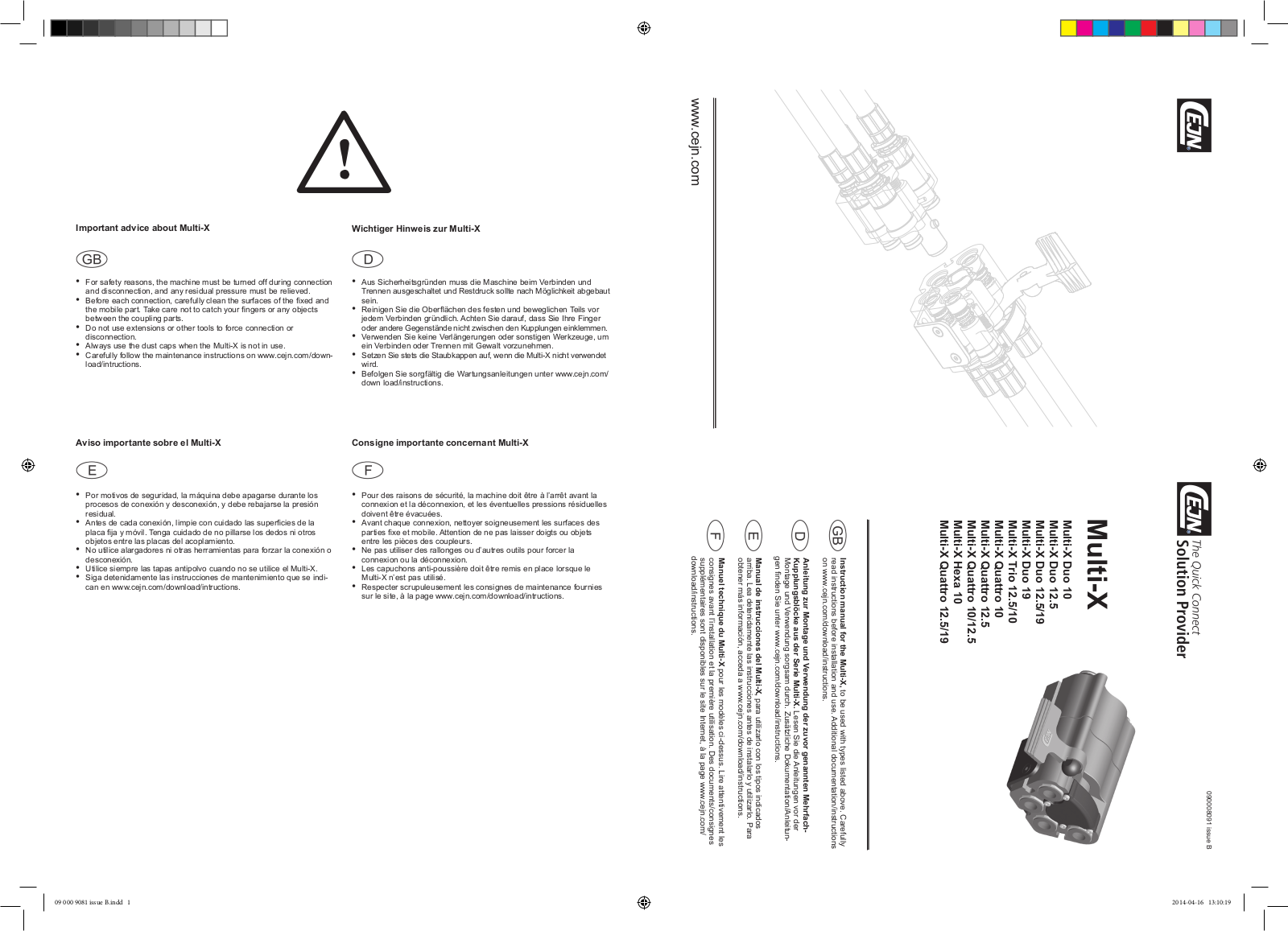 CEJN Multi-X User Manual - ManualMachine.com