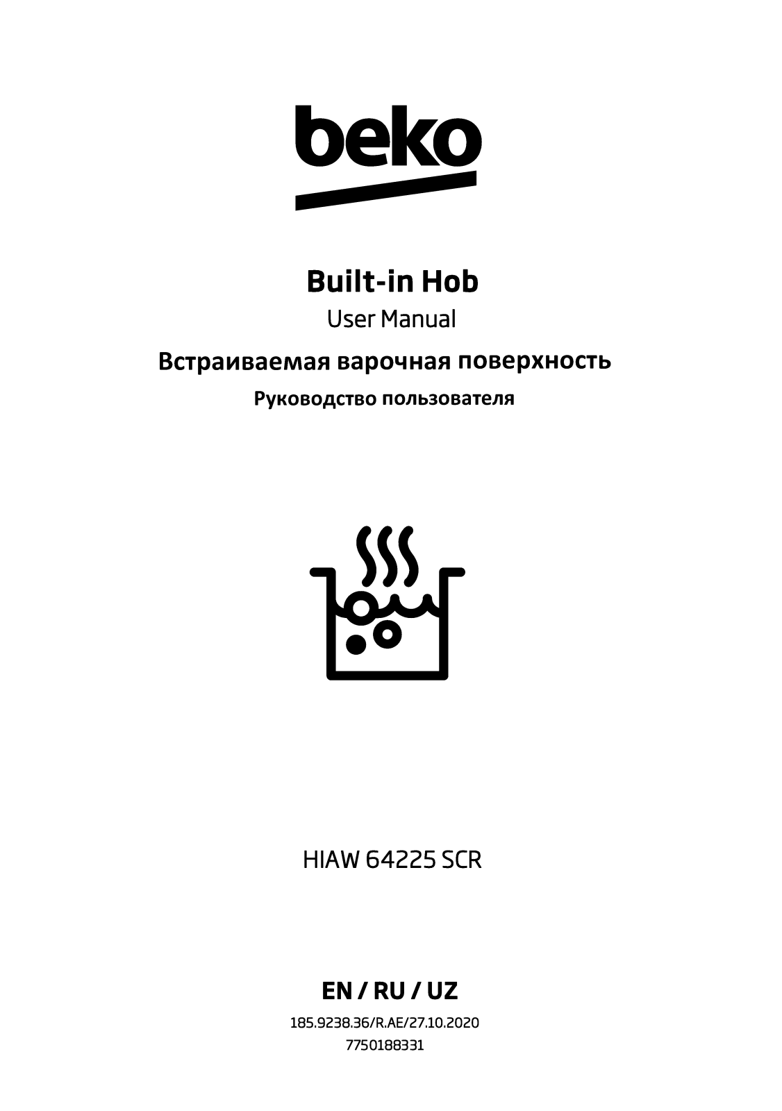 Beko HIAW 64225 SCR User manual