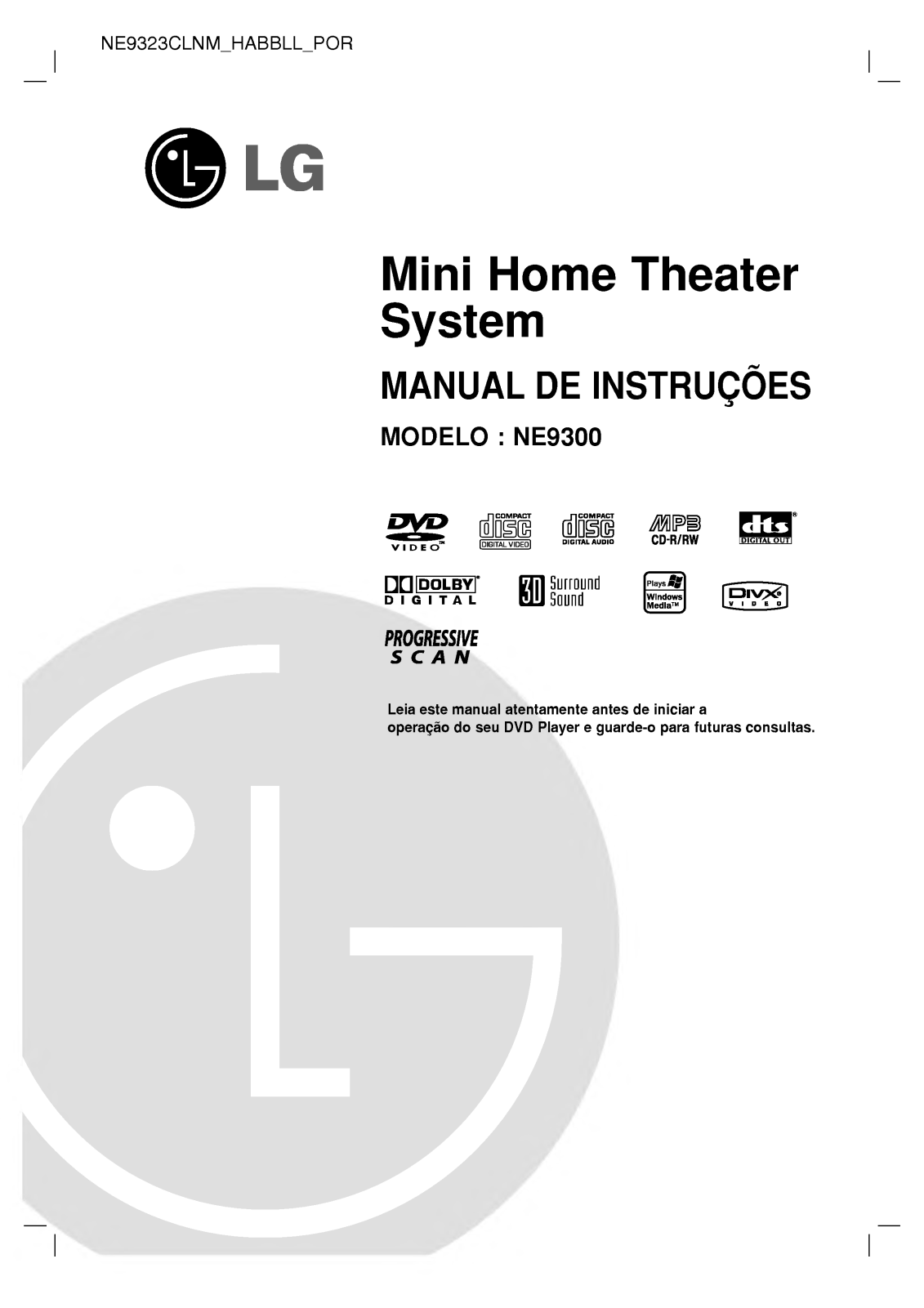 Lg NE9300 User Manual