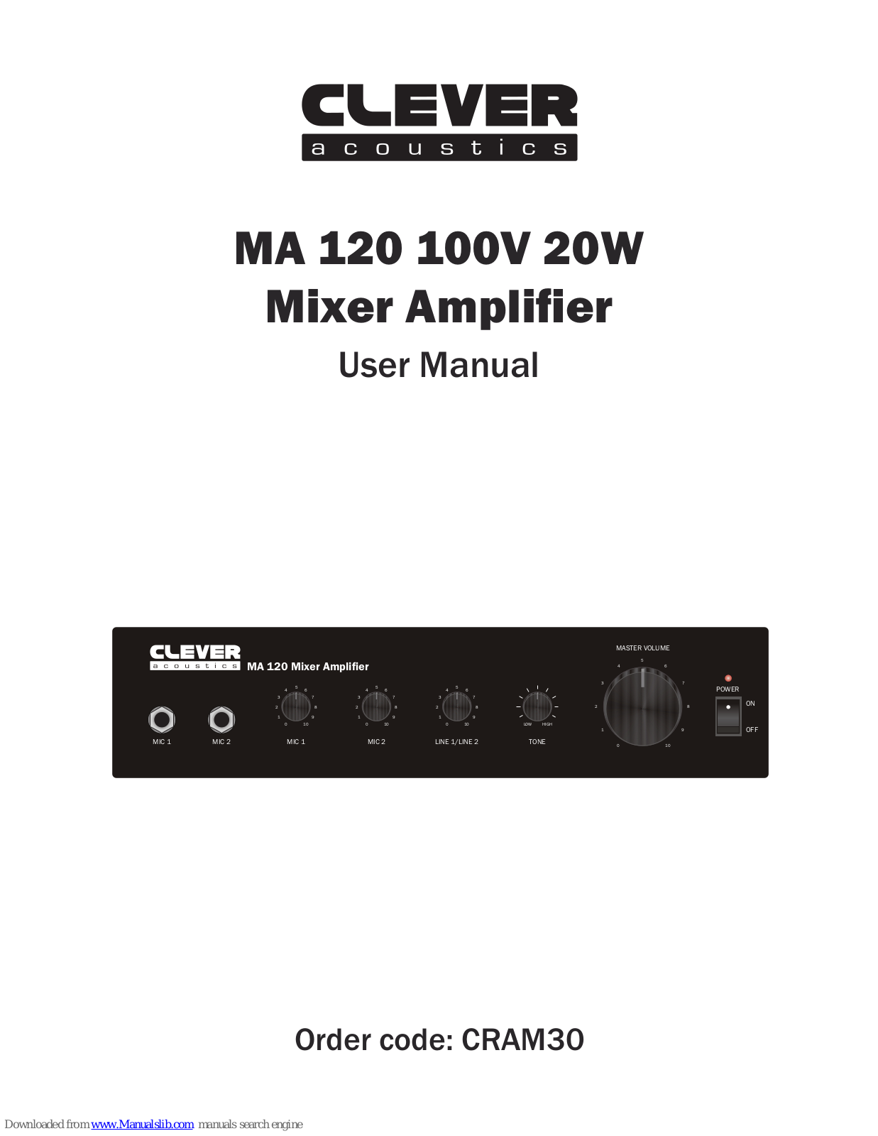 Clever Acoustics MA 120 User Manual