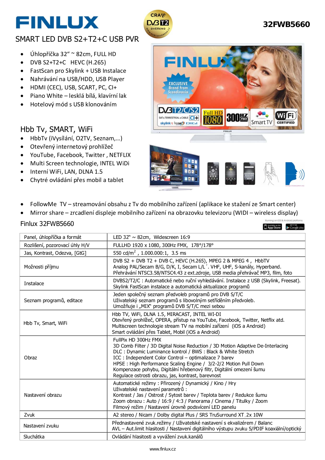 Finlux 32FWB5660 User Manual