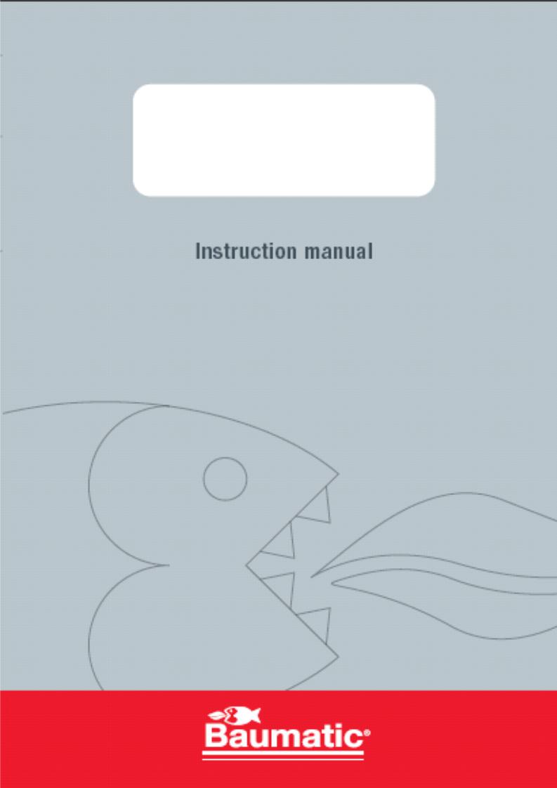 Baumatic B12SS User Manual