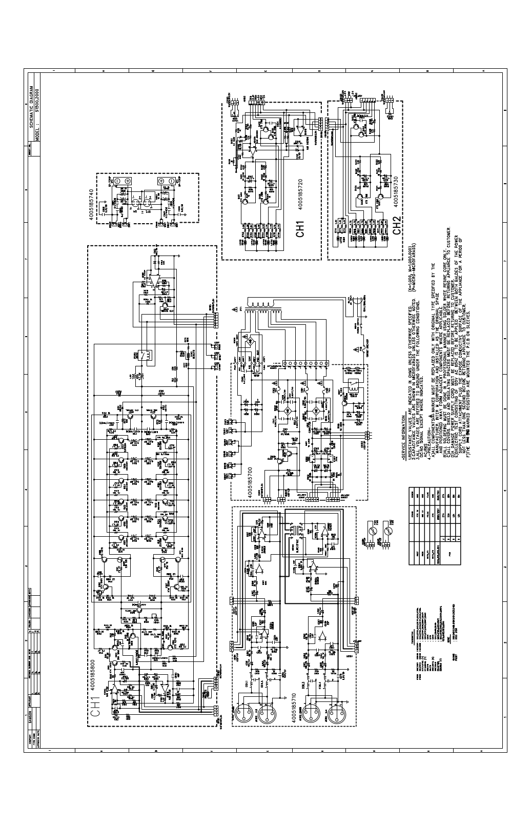 Samson S1500, S2000 Schematic