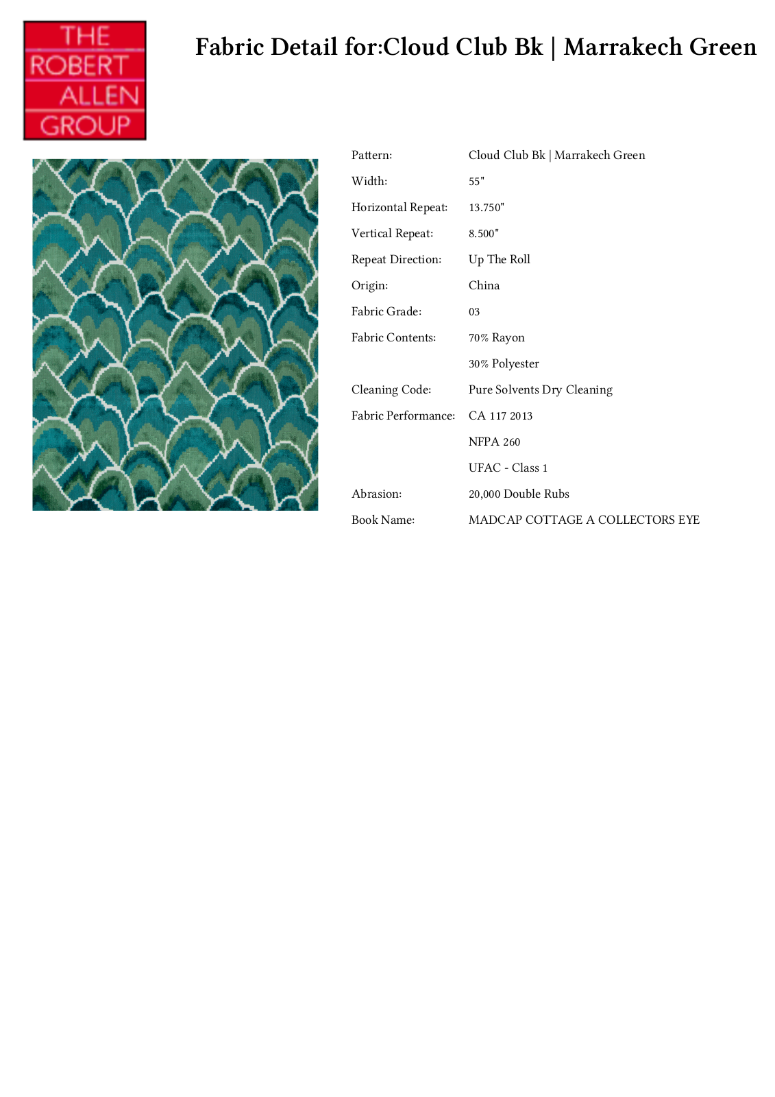 Robert Allen RALF1720 Specifications - ManualMachine.com