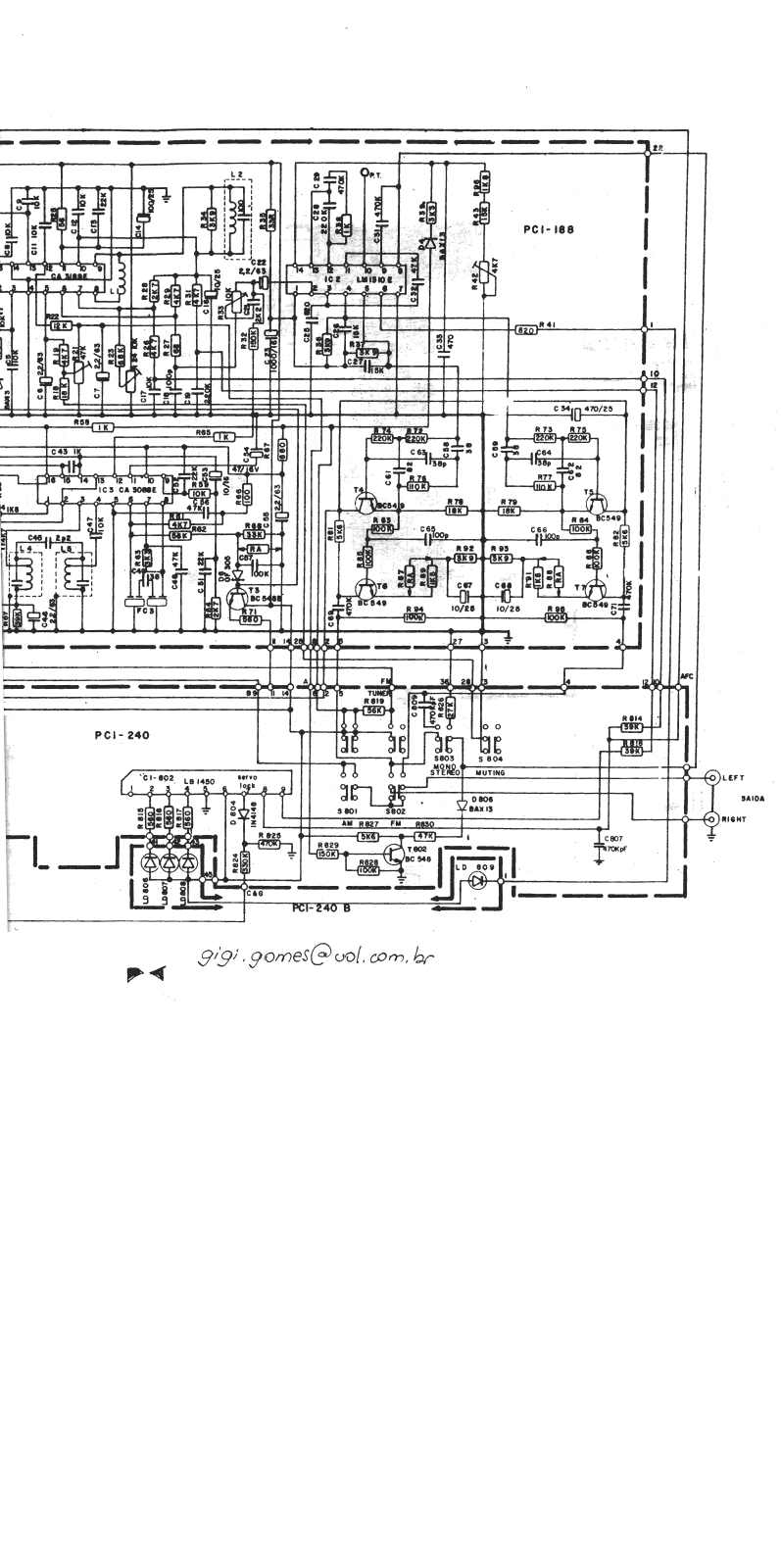 Gradiente M7 Schematic