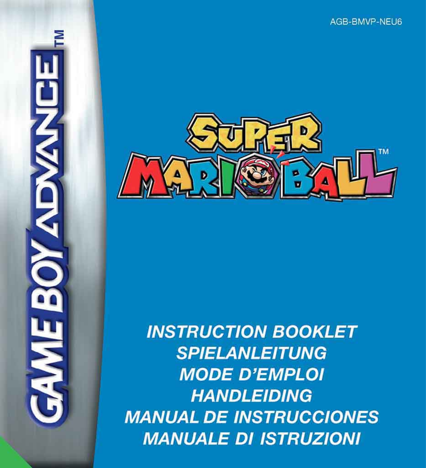 Mario - Super Mario Super Mario Ball Instruction Manual