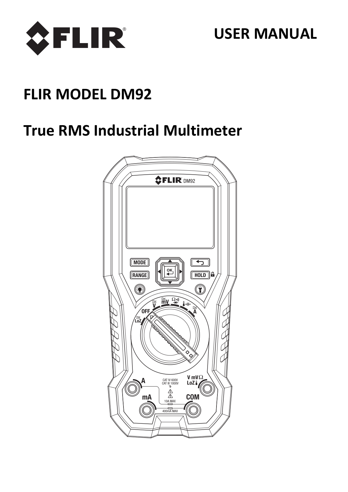 FLIR DM92 Operating Manual