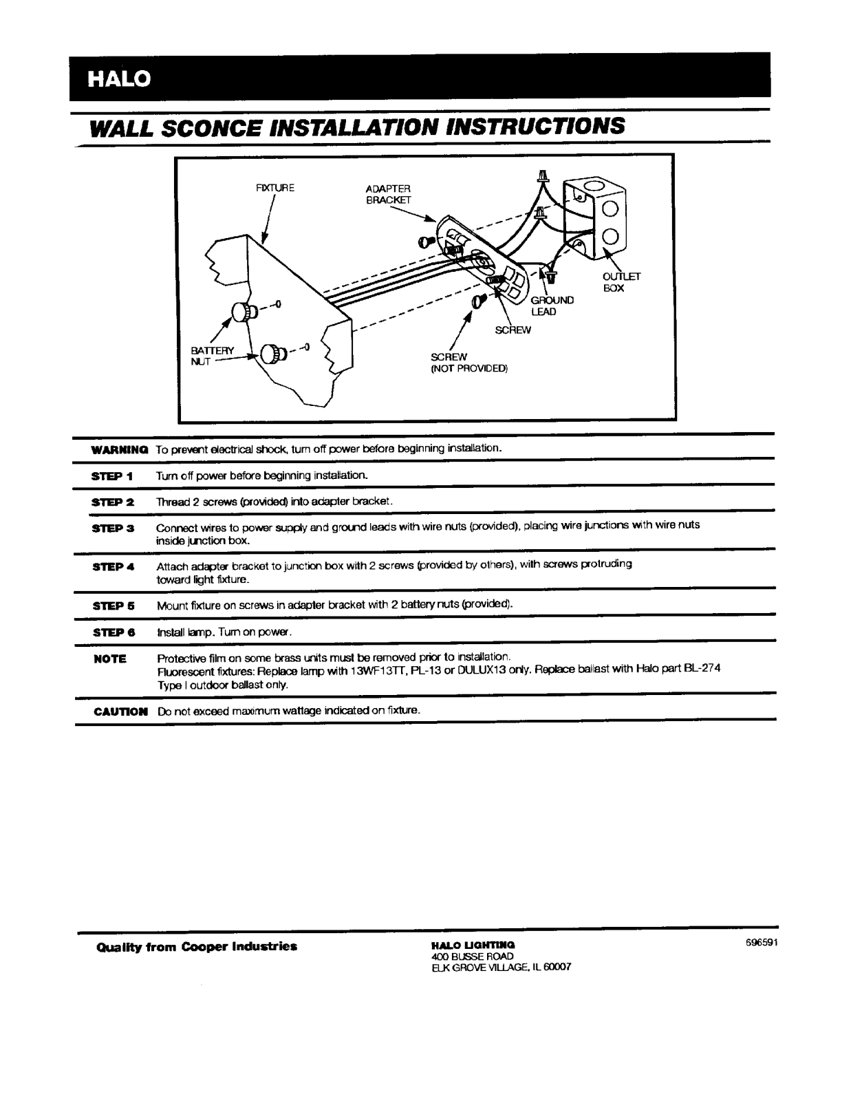 Halo Lighting System S1S-EX User Manual