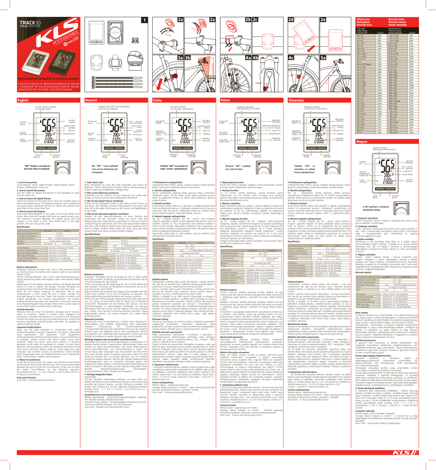 Kellys Track 30 User Manual