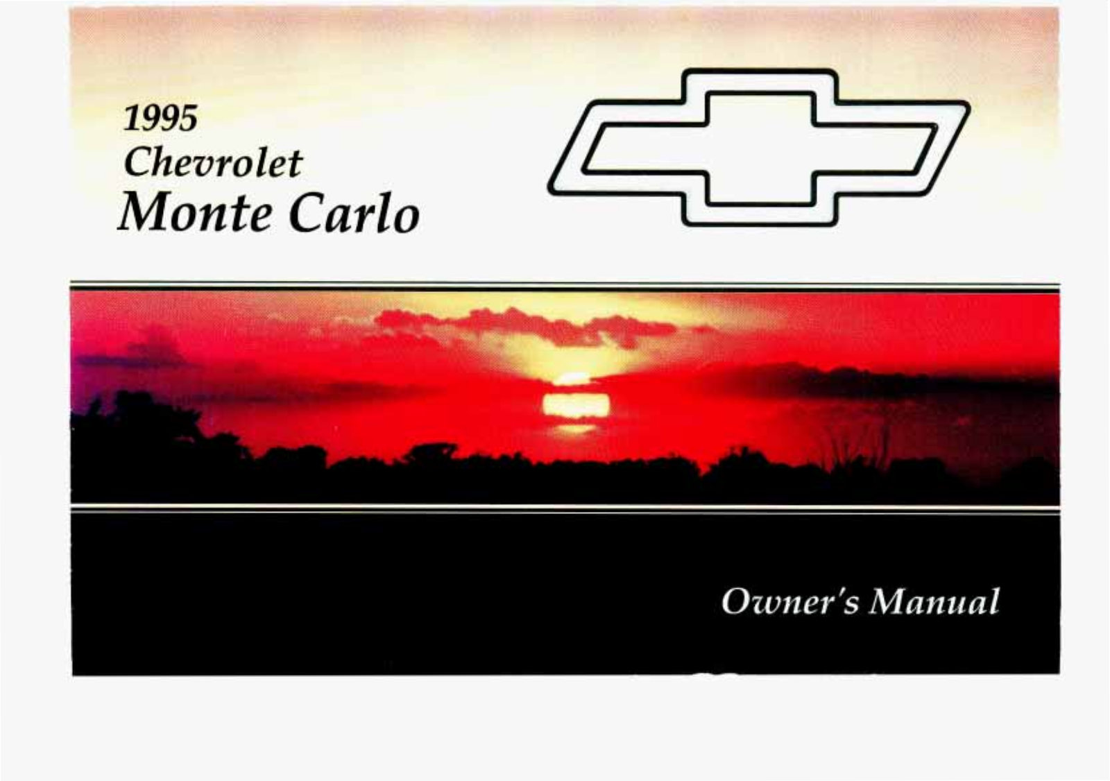 Chevrolet Monte Carlo 1995 Owner's Manual