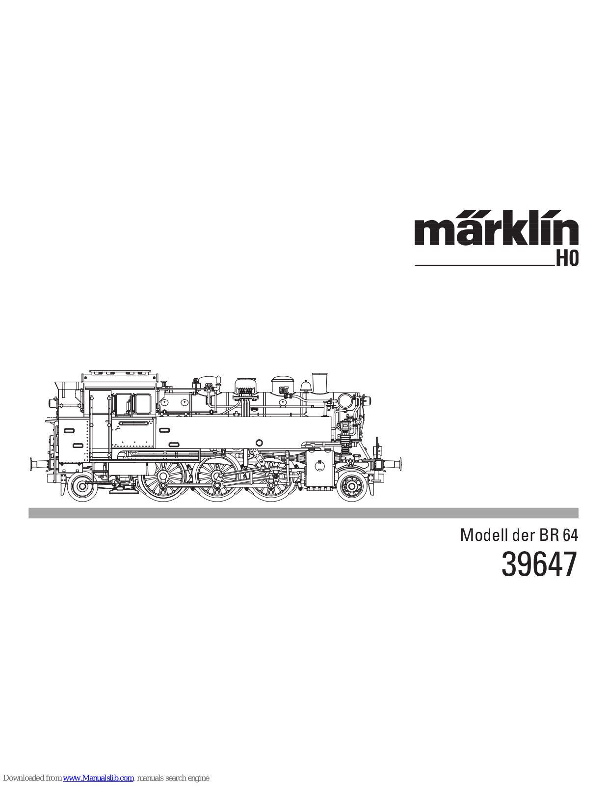marklin 39647 Instruction Manual - ManualMachine.com