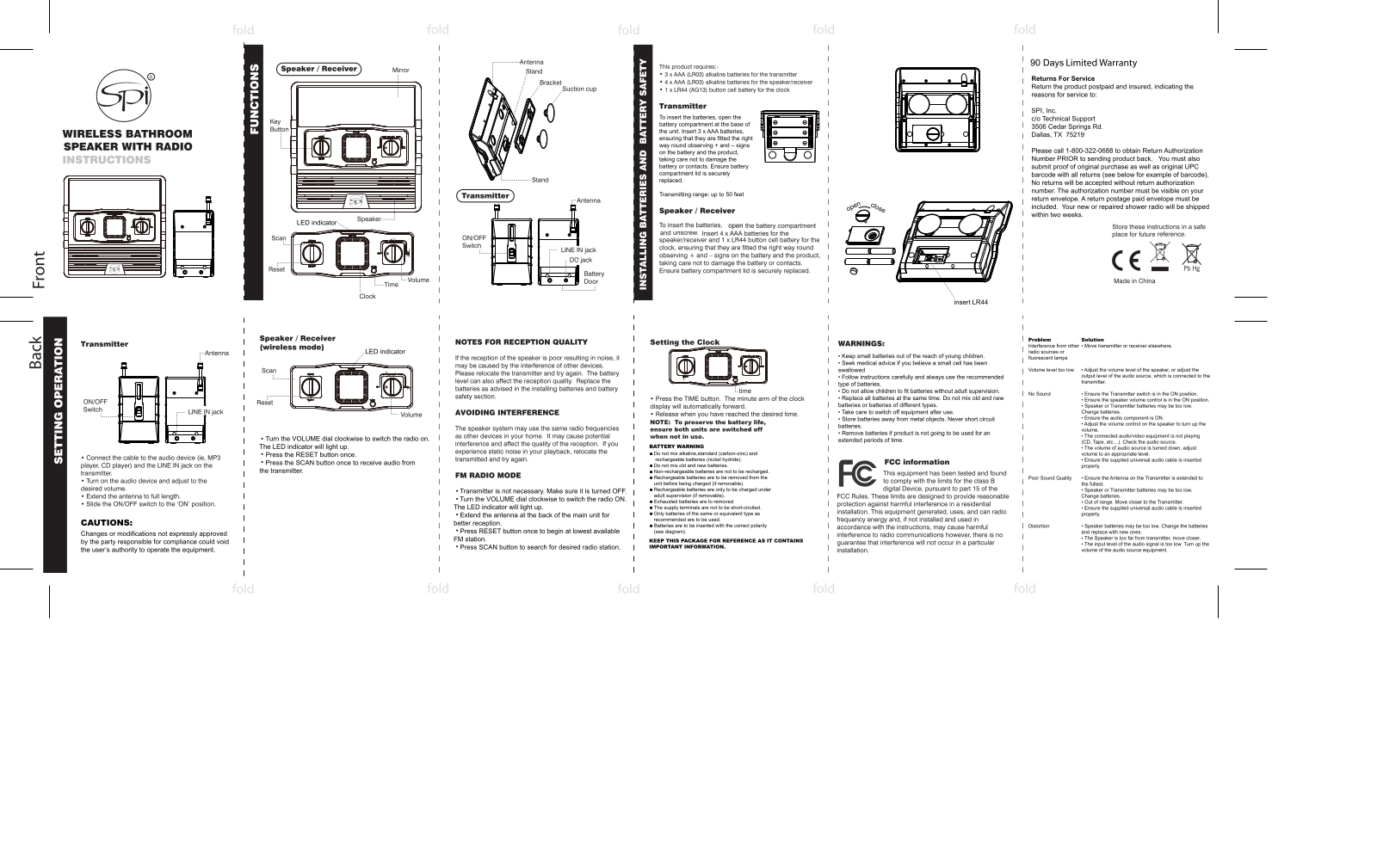 SPI 3726AND2050 User Manual