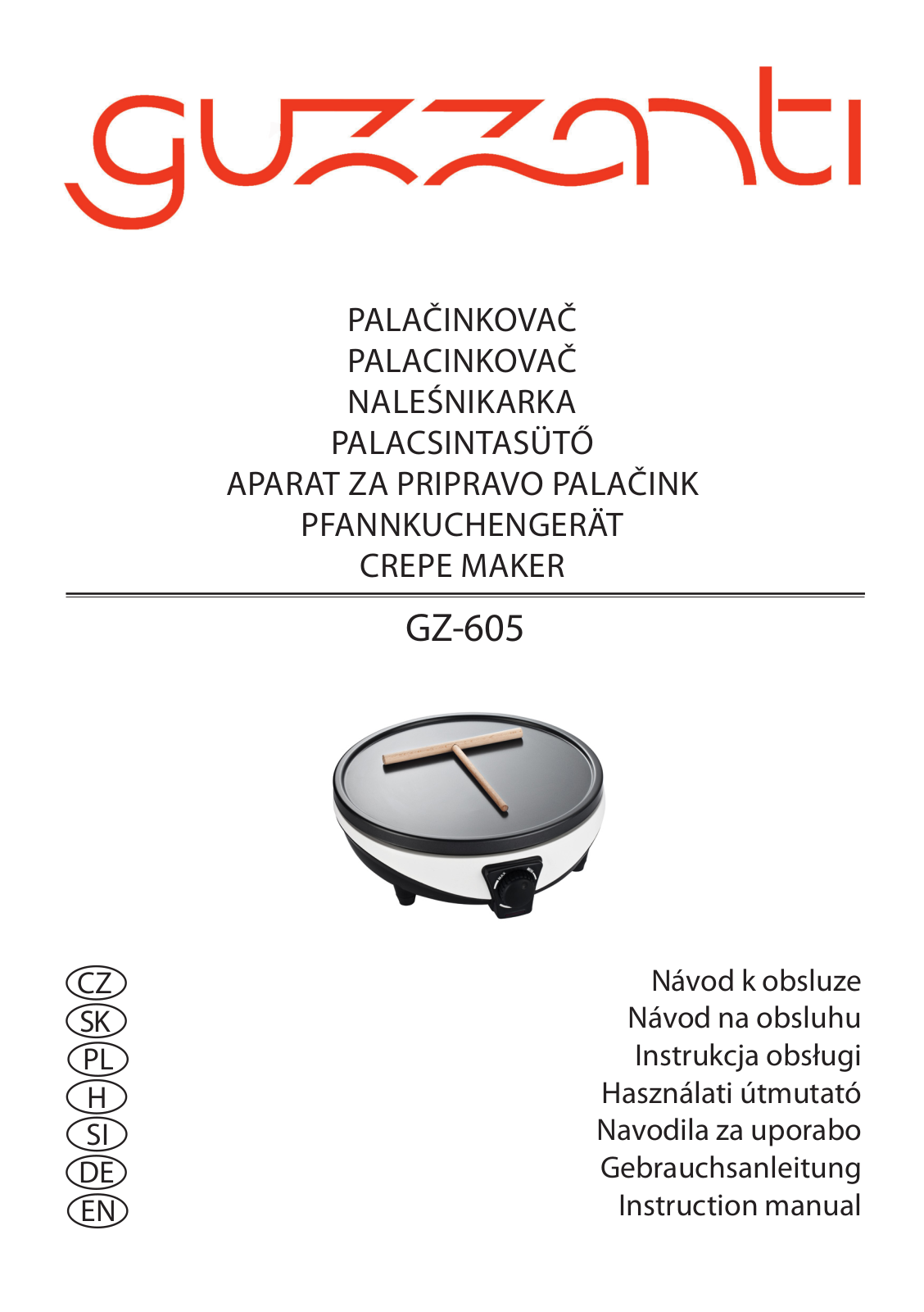 Guzzanti GZ 605 User Manual