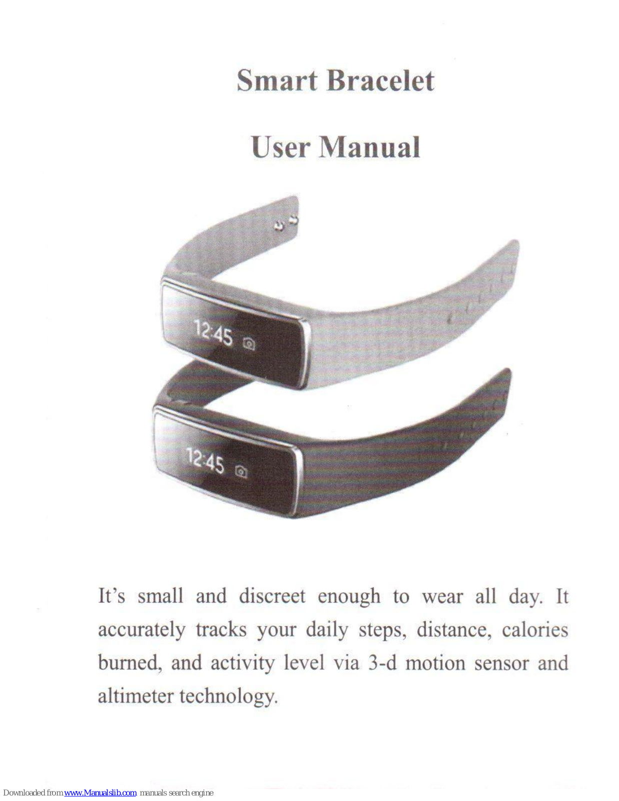 VENSYS SMART BRACELET User Manual