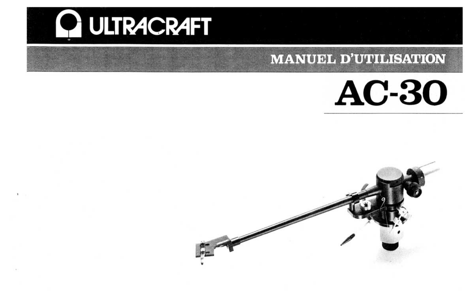 AudioCraft AC-30 Owners manual