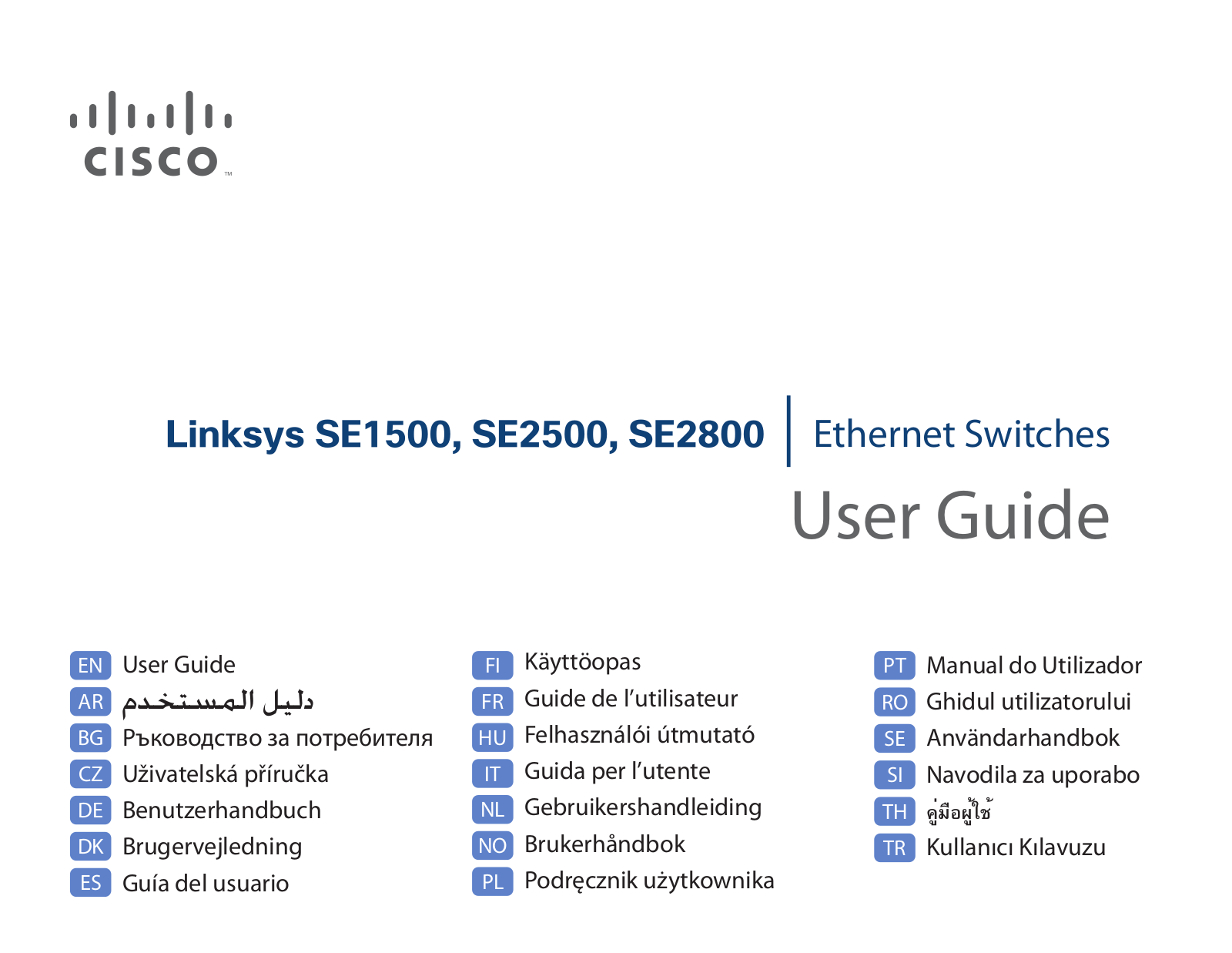 Cisco Systems SE2800 User Manual