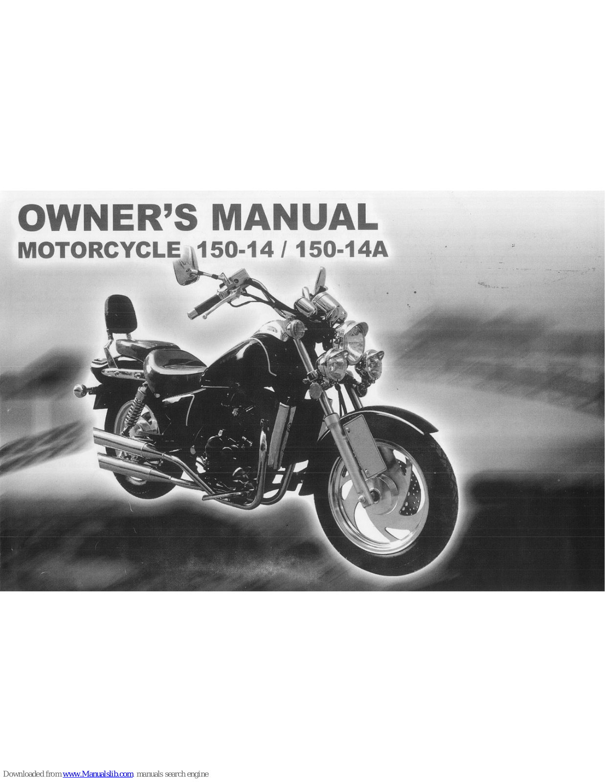 Fekon 150-14, 150-14A Owner's Manual