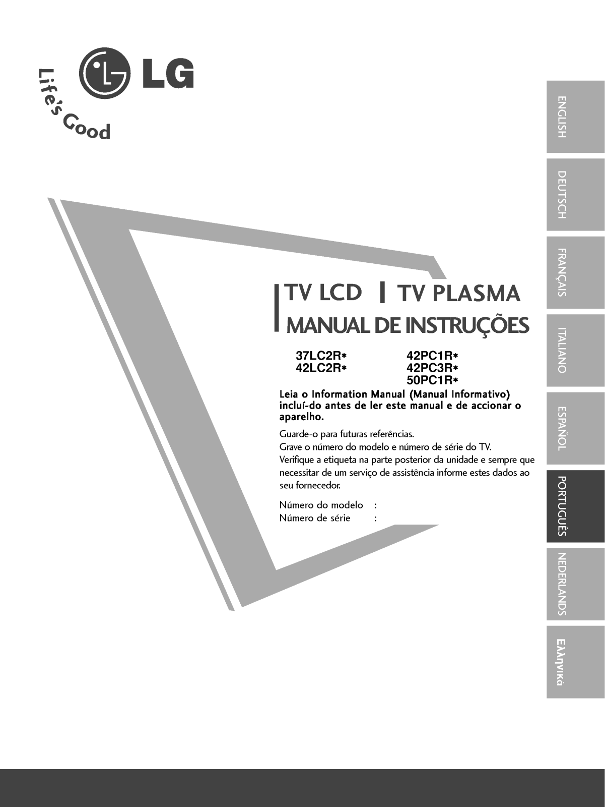 Lg 37LC2R User Manual