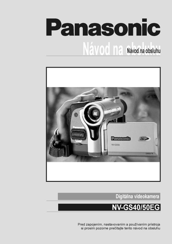 Panasonic NV-GS50EG, NV-GS40EG User Manual