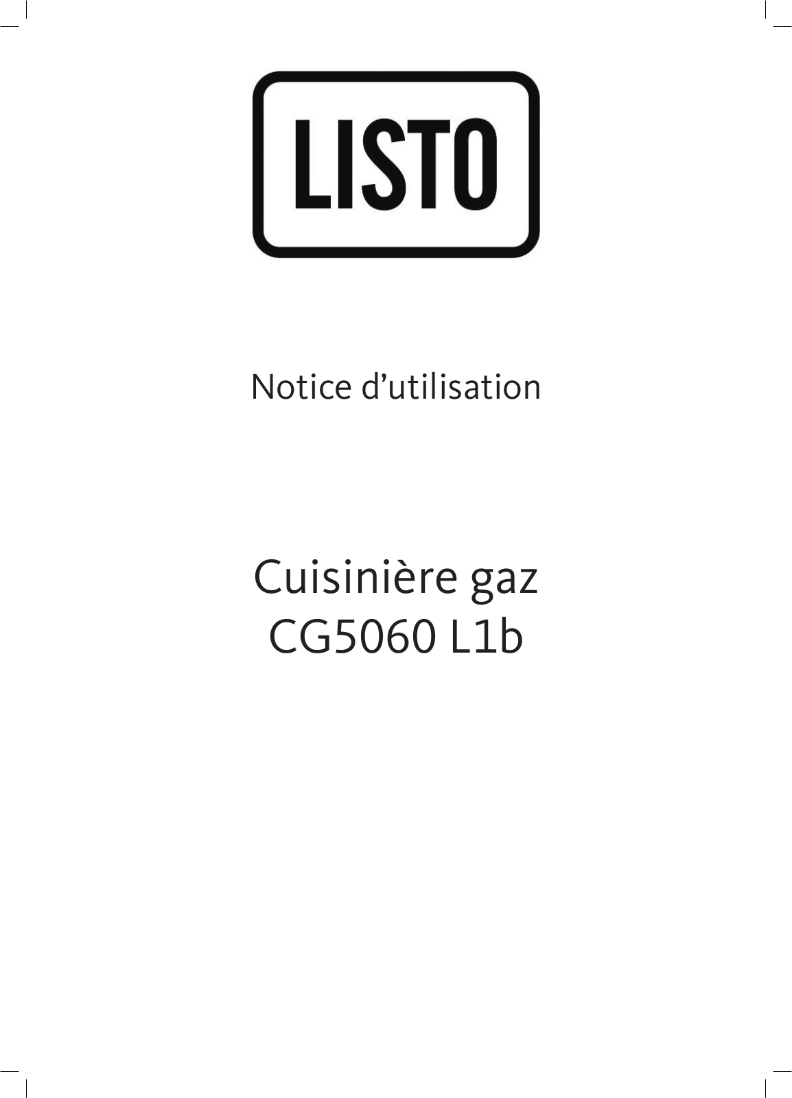 Listo CG5060 L1B User Manual